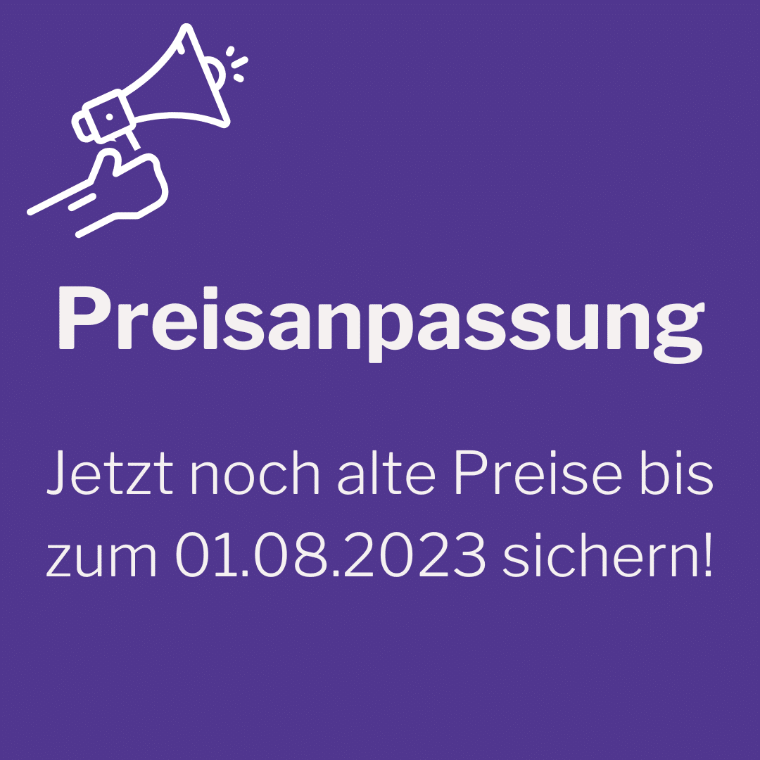 Read more about the article Kurspreisanpassungen ab dem 01.08.2023